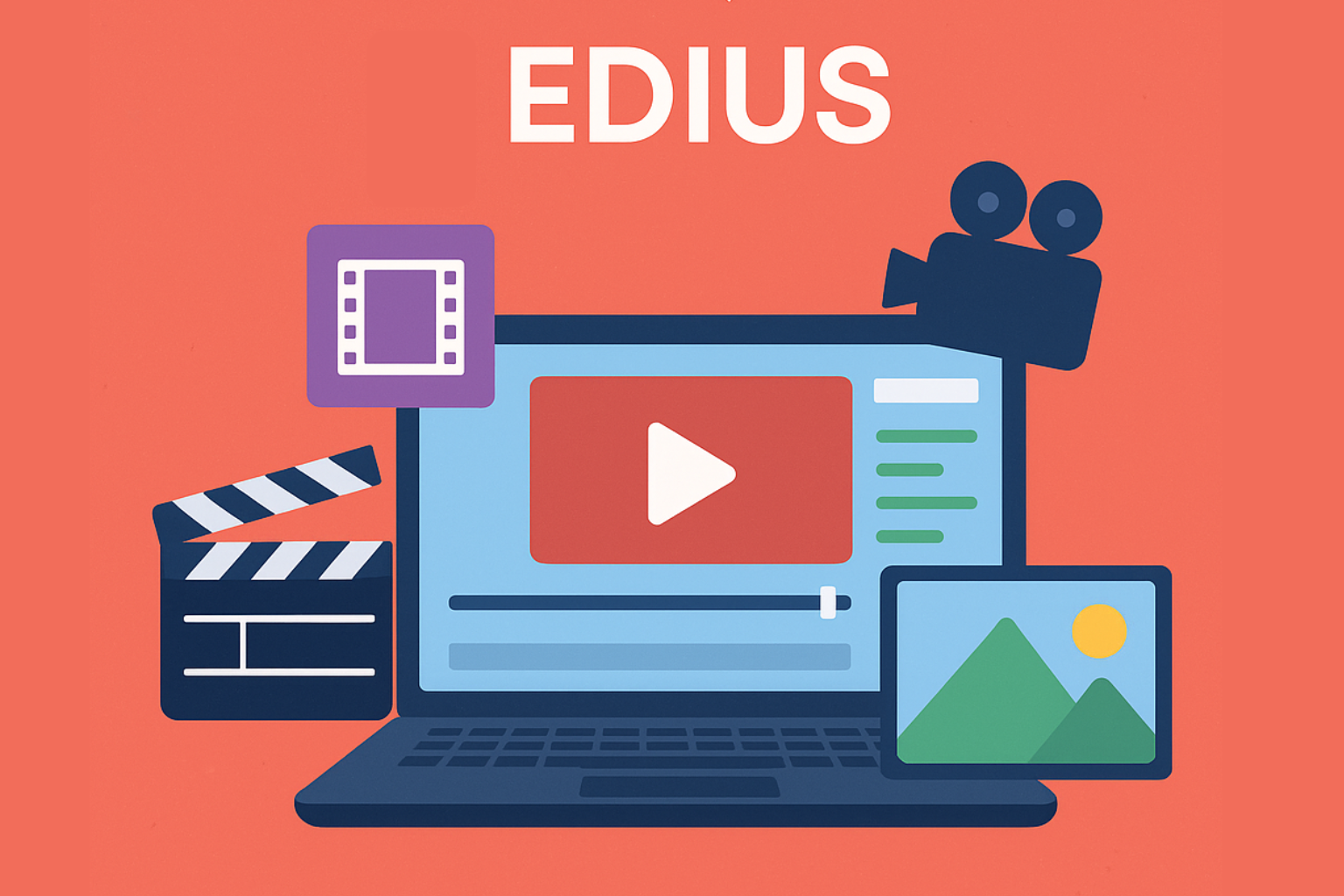 سازنده چندرسانه ای با EDIUS برای تدوین
